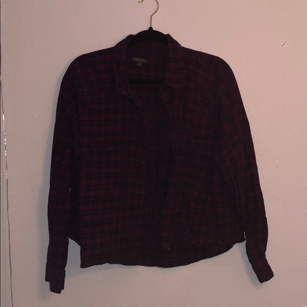 Wild fable cropped flannel